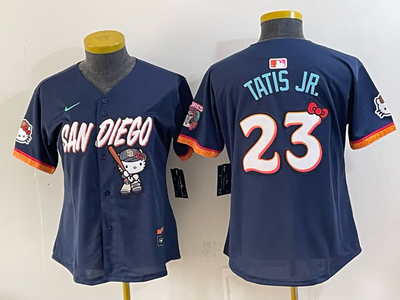 women San Diego Padres #23 Tatis Jr. blue Nike 2026 MLB Jersey 083100